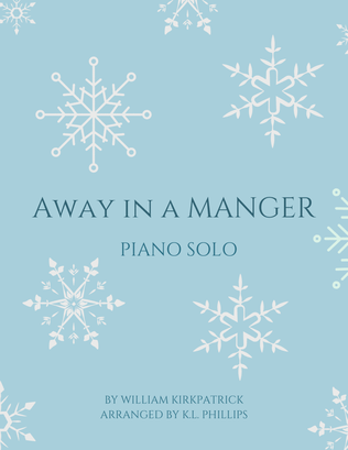 Book cover for Away in a Manger - Piano Solo