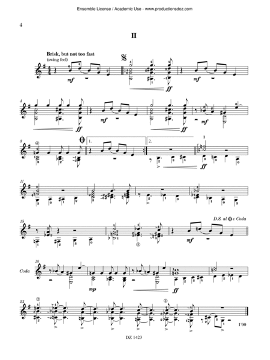 12 Simple Jazzy Studies 12 Simple Jazzy Studies Electric Guitar scores gallery preview page 4
