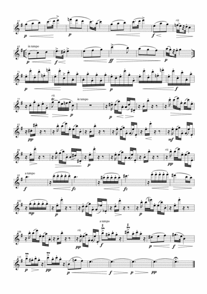 Slavonic Dance No. 2 Op. 72 for Clarinet Quartet image number null