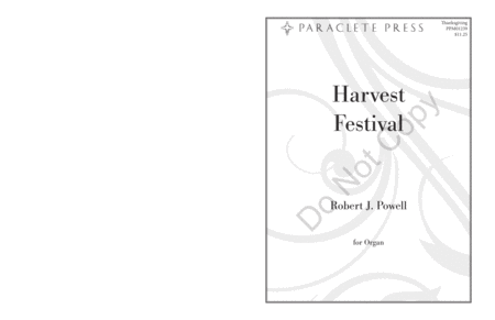 Harvest Festival: Four Organ Preludes on Thanksgiving Hymns image number null