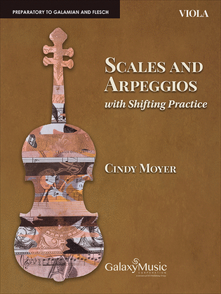 Book cover for Scales and Arpeggios with Shifting Practice: Viola