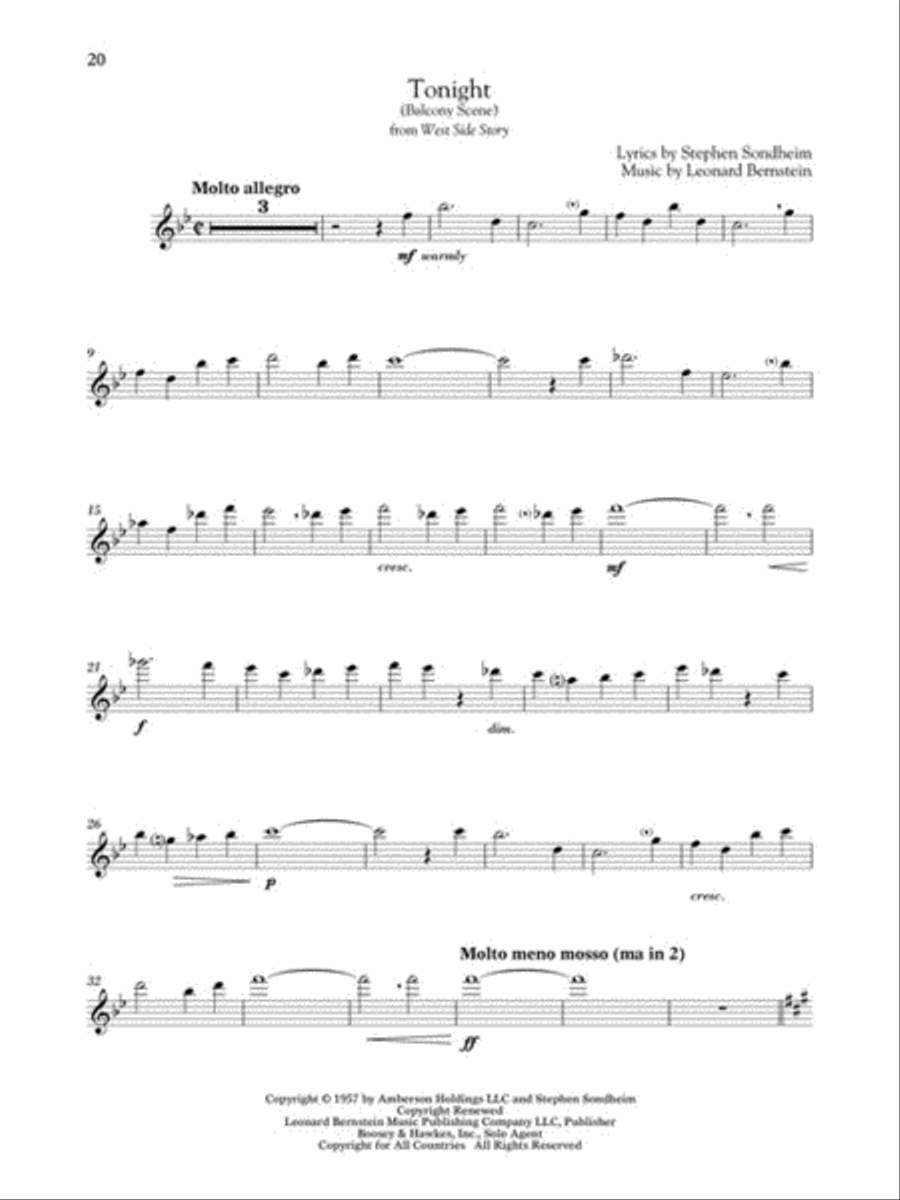 Broadway Songs for Classical Players – Flute and Piano Flute Solo scores gallery preview page 5