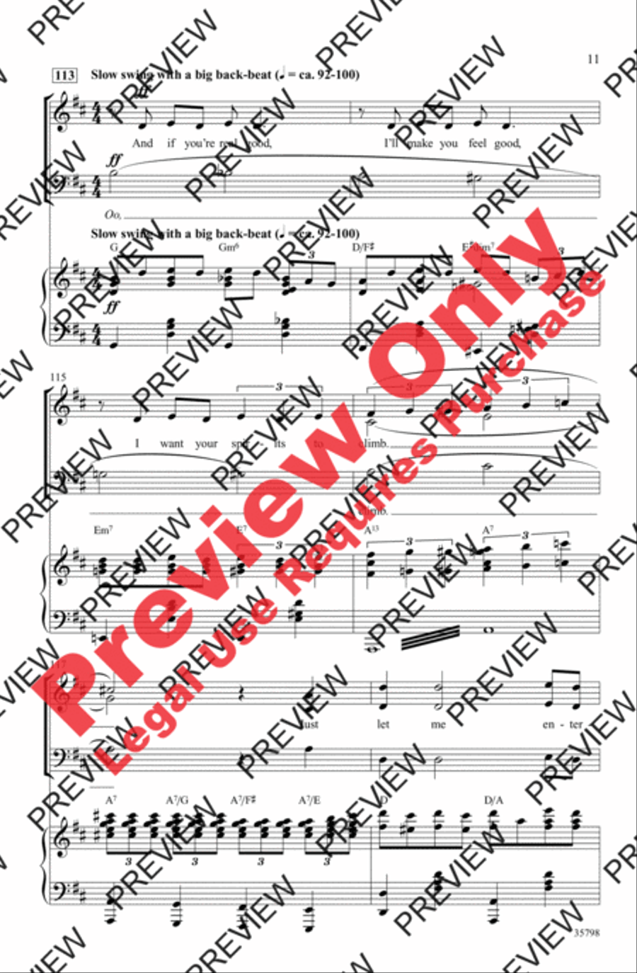 Let Me Entertain You 3-Part scores gallery preview page 11