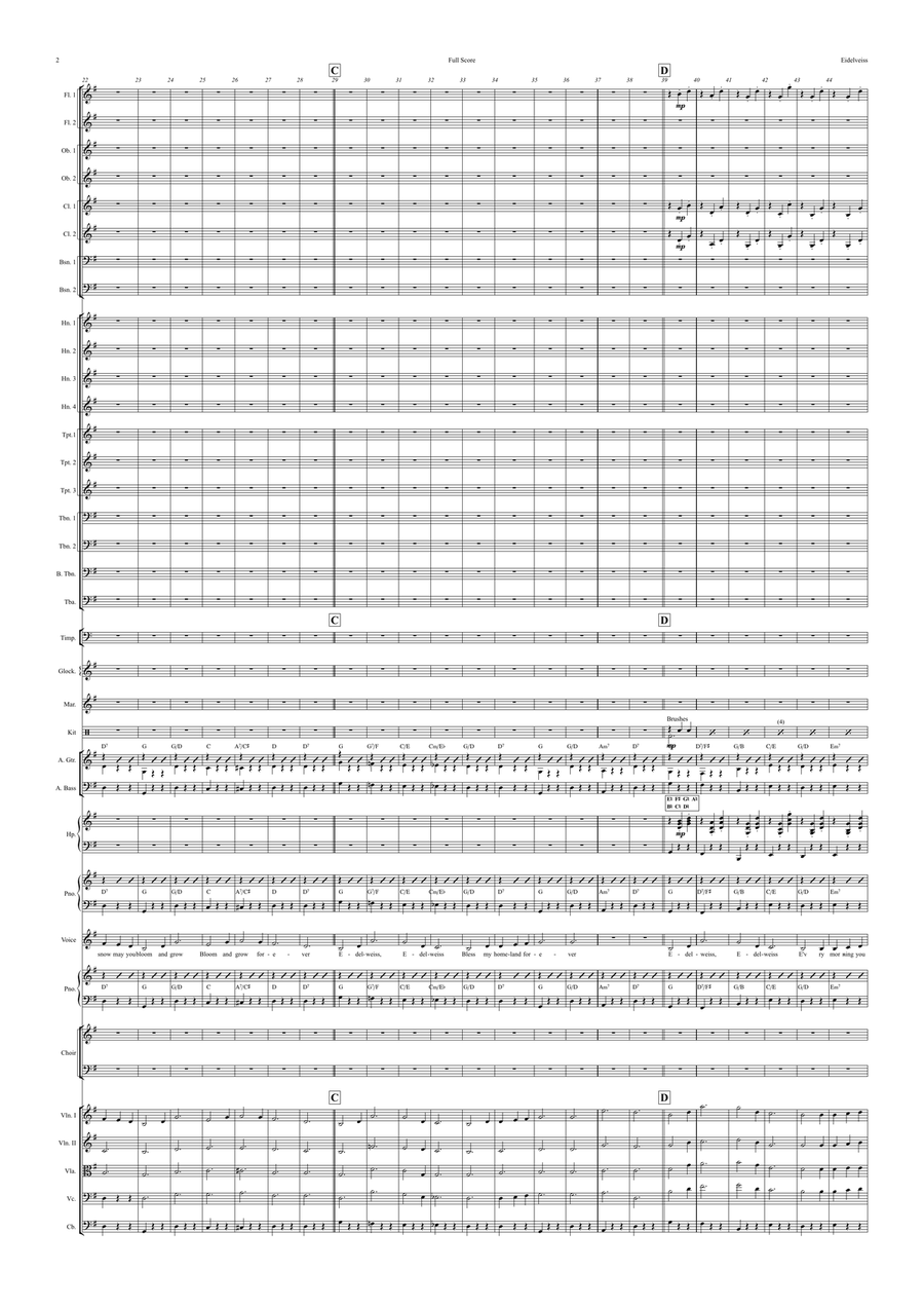 Edelweiss Full Orchestra scores gallery preview page 2