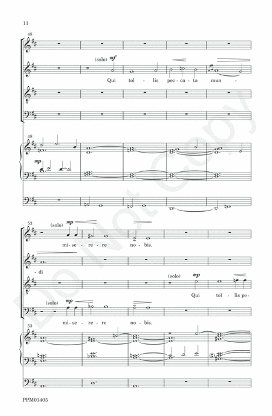 Mass Mass 4-Part scores gallery preview page 13