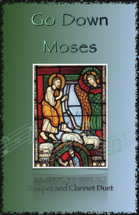 Book cover for Go Down Moses, Gospel Song for Trumpet and Clarinet Duet