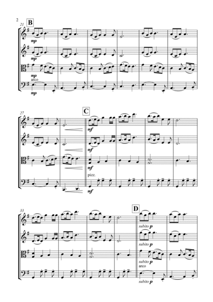 The Skye Boat Song (arranged for String Quartet) image number null
