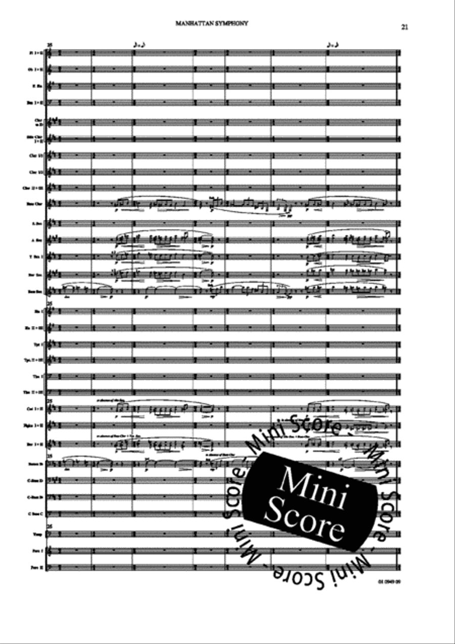 Manhattan Symphony Concert Band scores gallery preview page 25