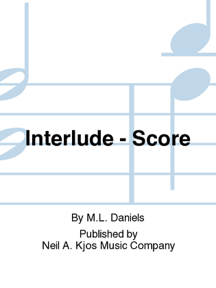Interlude - Score