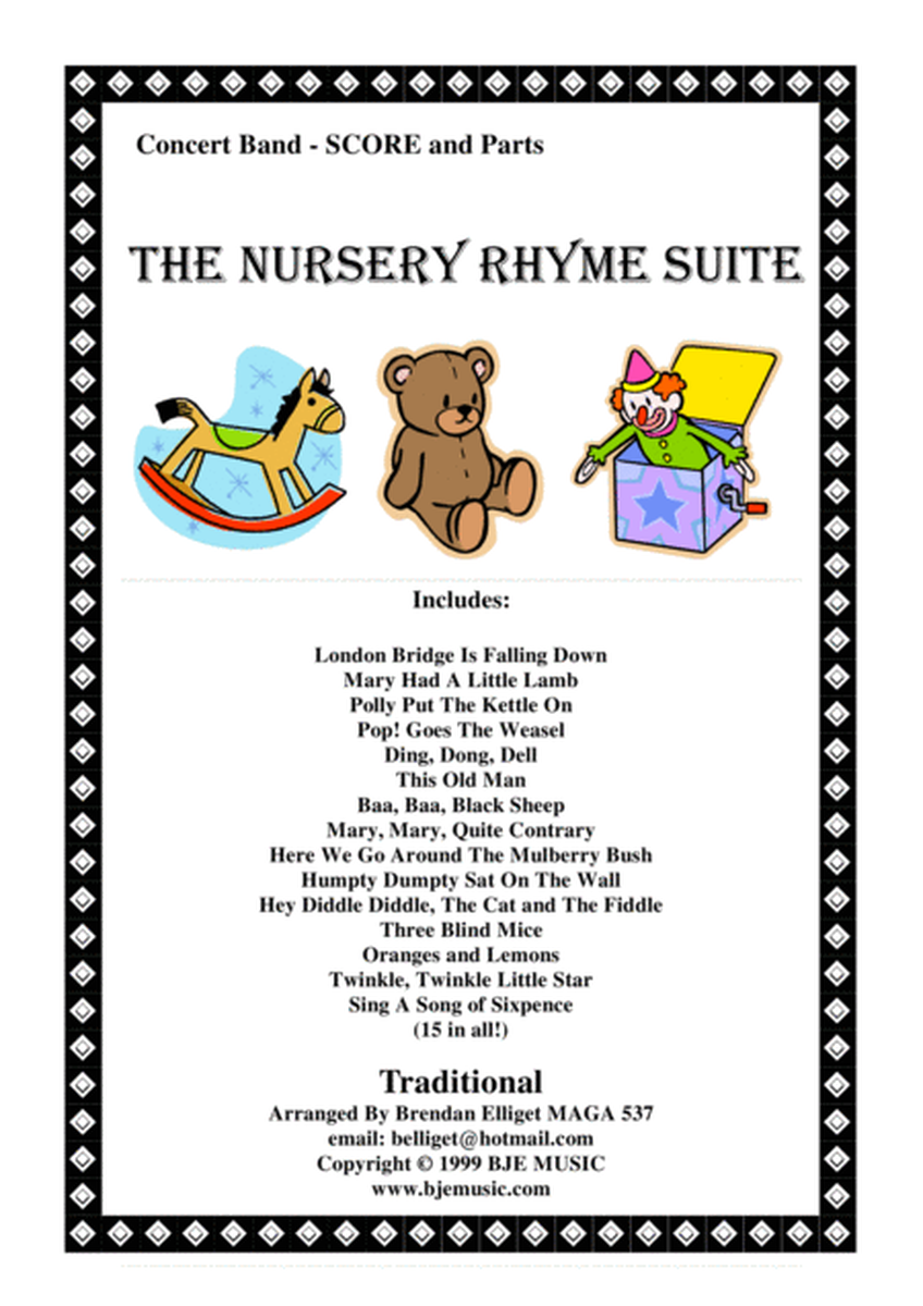 The Nursery Rhyme Suite - Concert Band Score and Parts image number null