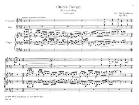 A mighty fortress, chorale toccata