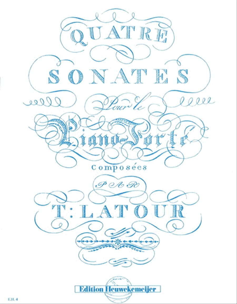 4 Sonaten Piano Solo scores gallery preview page 1
