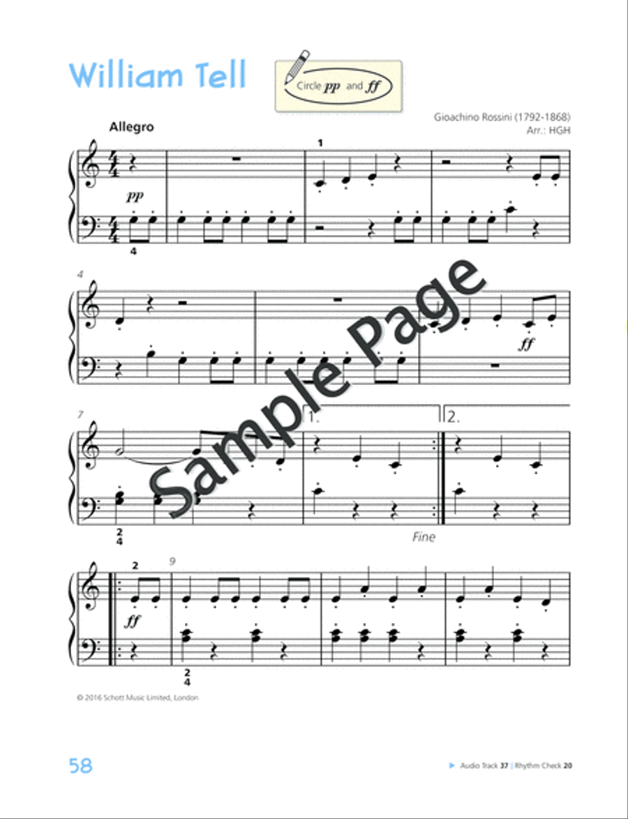 Piano Junior: Lesson Book 2 Piano Method scores gallery preview page 59