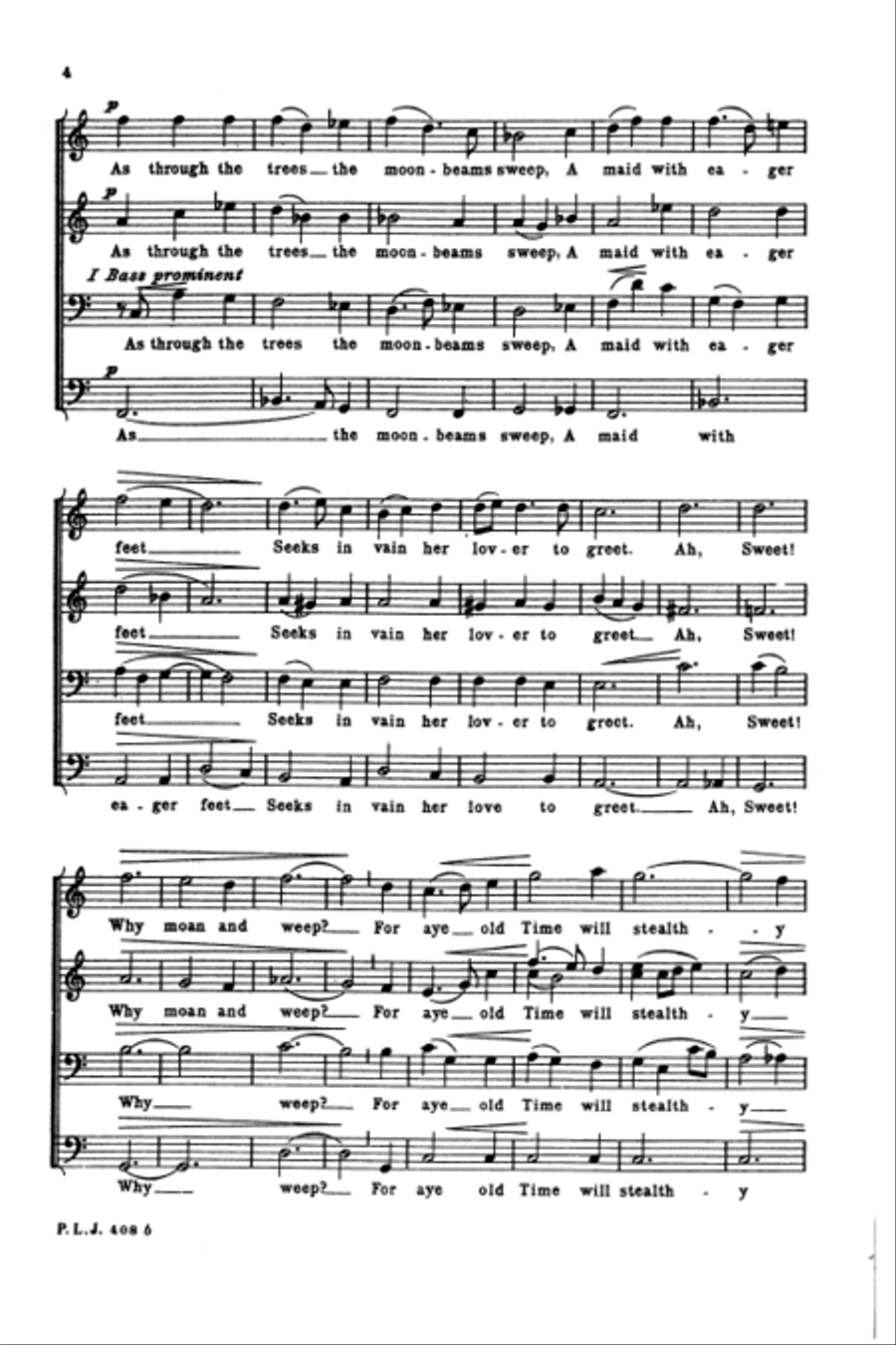Two Songs from the 13th Century TTBB scores gallery preview page 5
