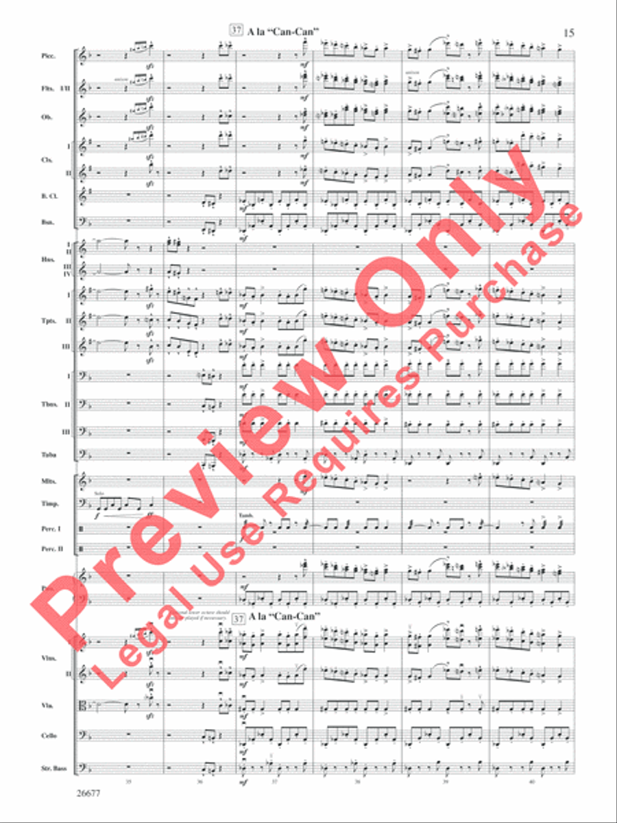 Star Wars Epic -- Part II, Suite from the Full Orchestra scores gallery preview page 48