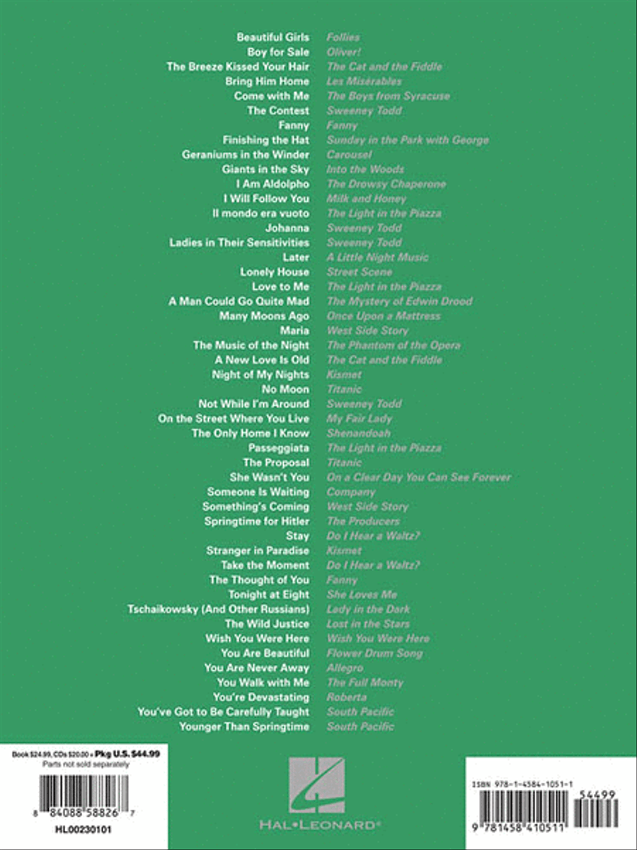 Musical Theatre for Classical Singers Voice scores gallery preview page 2
