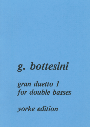 Book cover for Tre Gran Duetto No. 1 for 2 DB