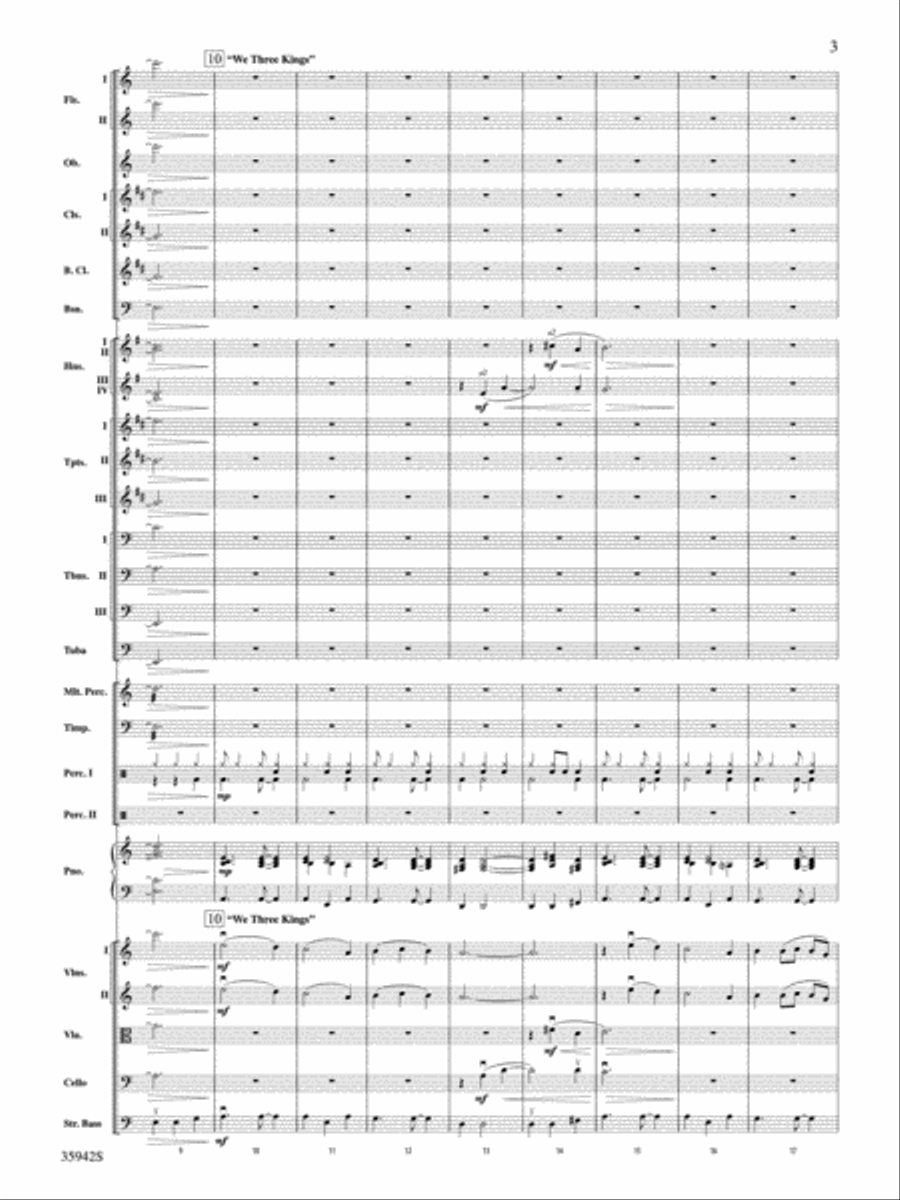 A Swingin' Holiday Full Orchestra scores gallery preview page 3