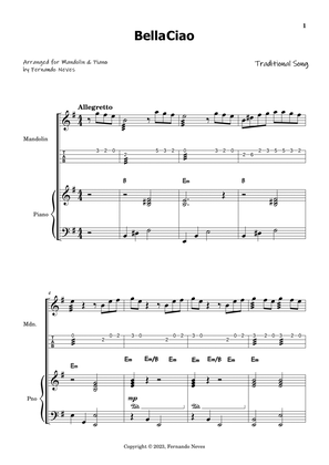 Bella Ciao for Mandolin & Piano