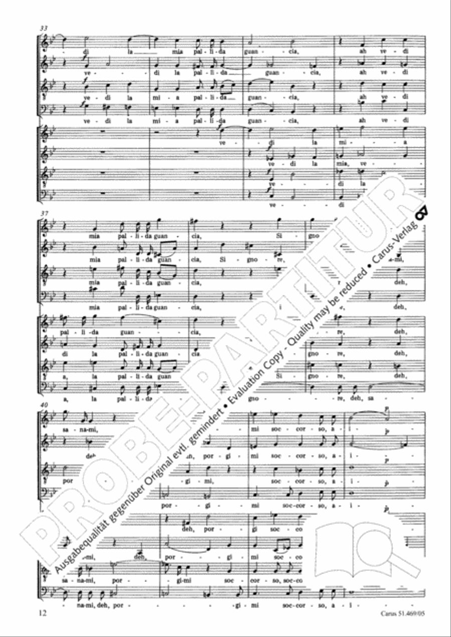 Davide penitente 4-Part scores gallery preview page 13