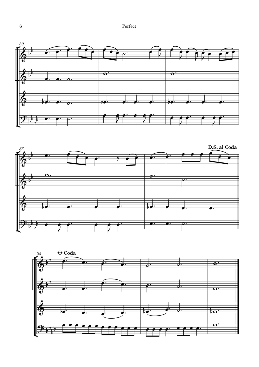 Perfect Brass Quartet scores gallery preview page 6