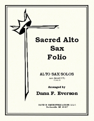 Book cover for Sacred Alto Sax Folio
