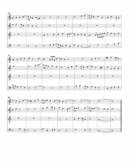Fantasia no.15 for 3 viols (arrangement for 4 recorders)