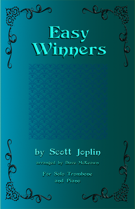 Book cover for The Easy Winners, for Trombone and Piano