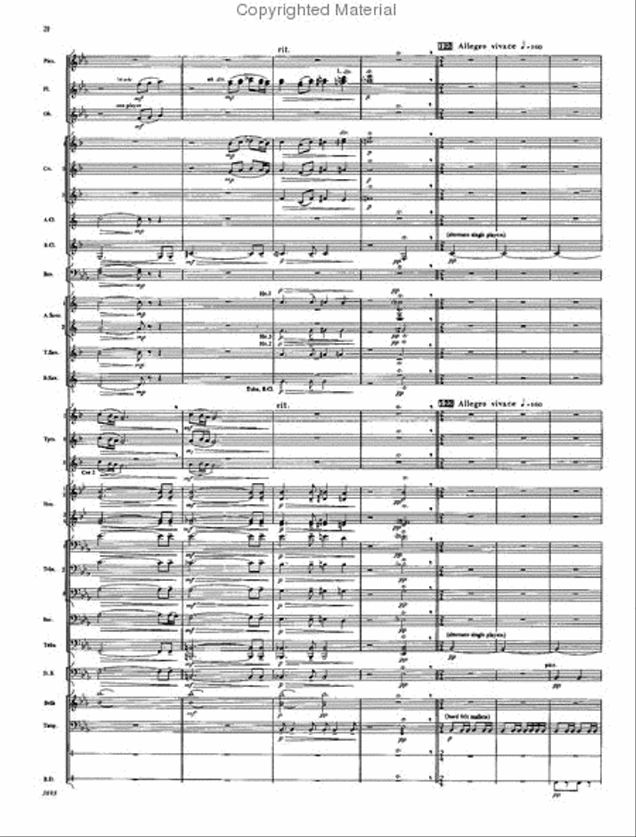 In All Its Glory Concert Band scores gallery preview page 18
