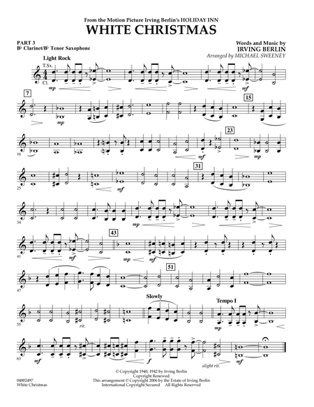 White Christmas - Pt.3 - Bb Clarinet/Tenor Sax