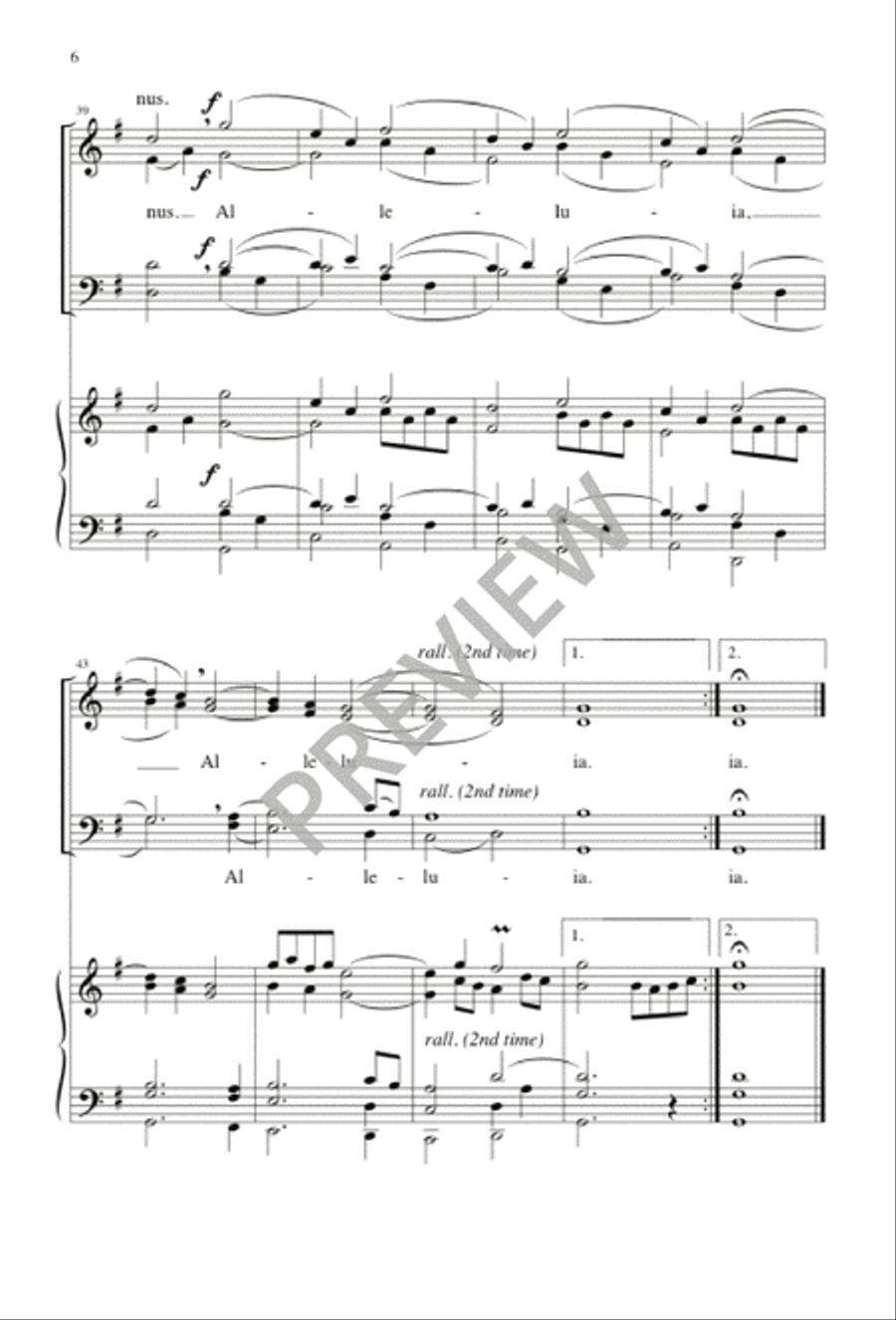 Jubilate Deo Jubilate Deo 4-Part scores gallery preview page 6