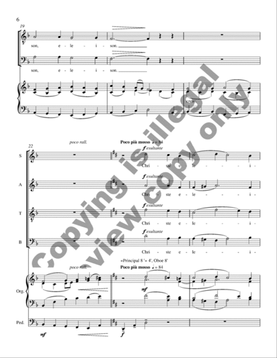 Missa in dulci jubilo (Choral Score) 4-Part scores gallery preview page 6