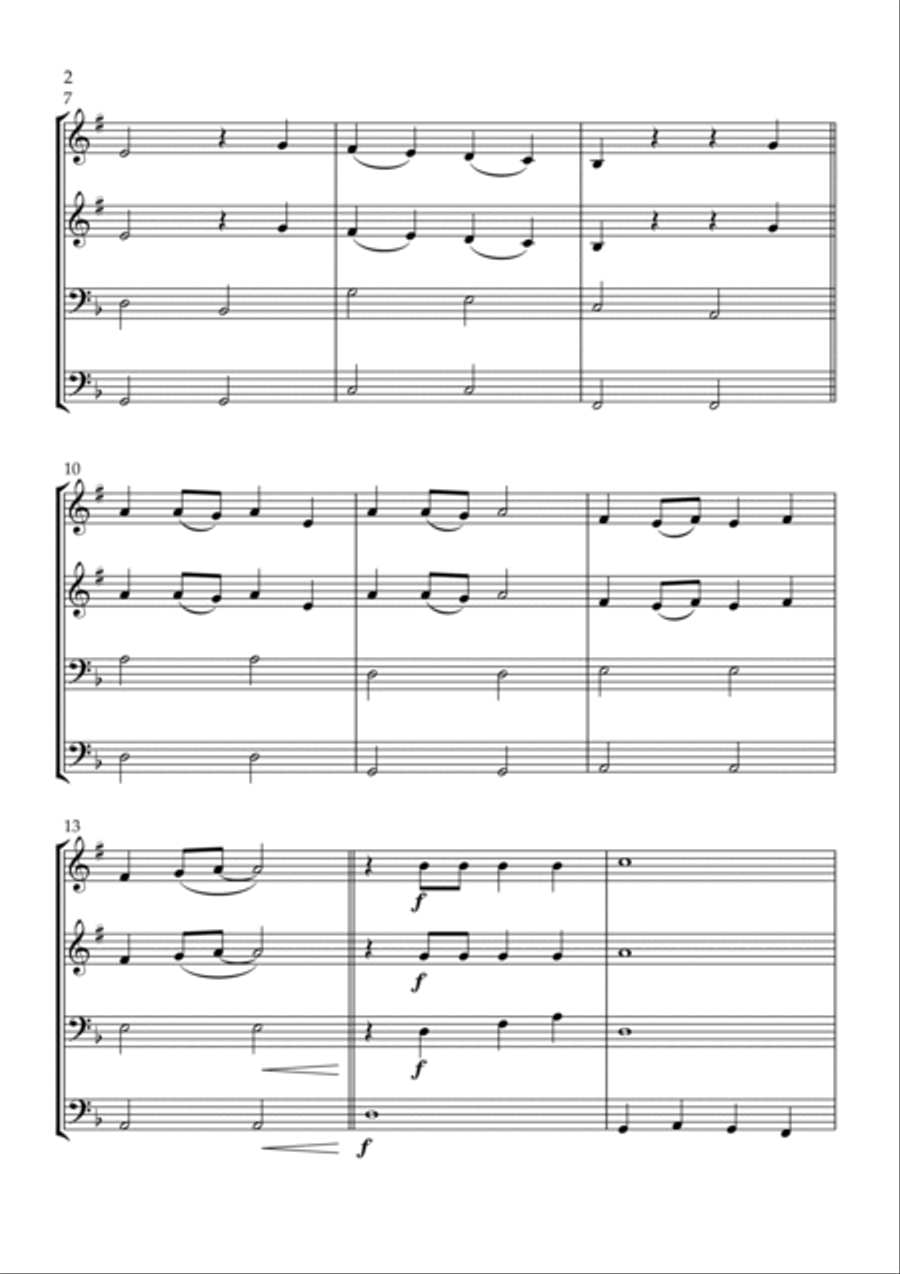 Flowers Flowers Trombone scores gallery preview page 2