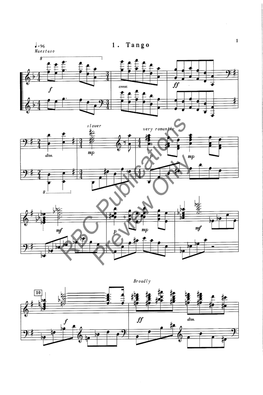 Three Filipino Folk Songs Piano Solo scores gallery preview page 4