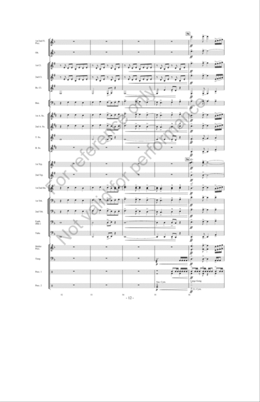 Zeus: King Of The Gods Concert Band scores gallery preview page 11