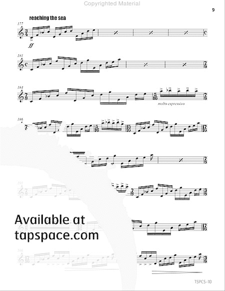 Mare Tranquillitatis Percussion scores gallery preview page 14