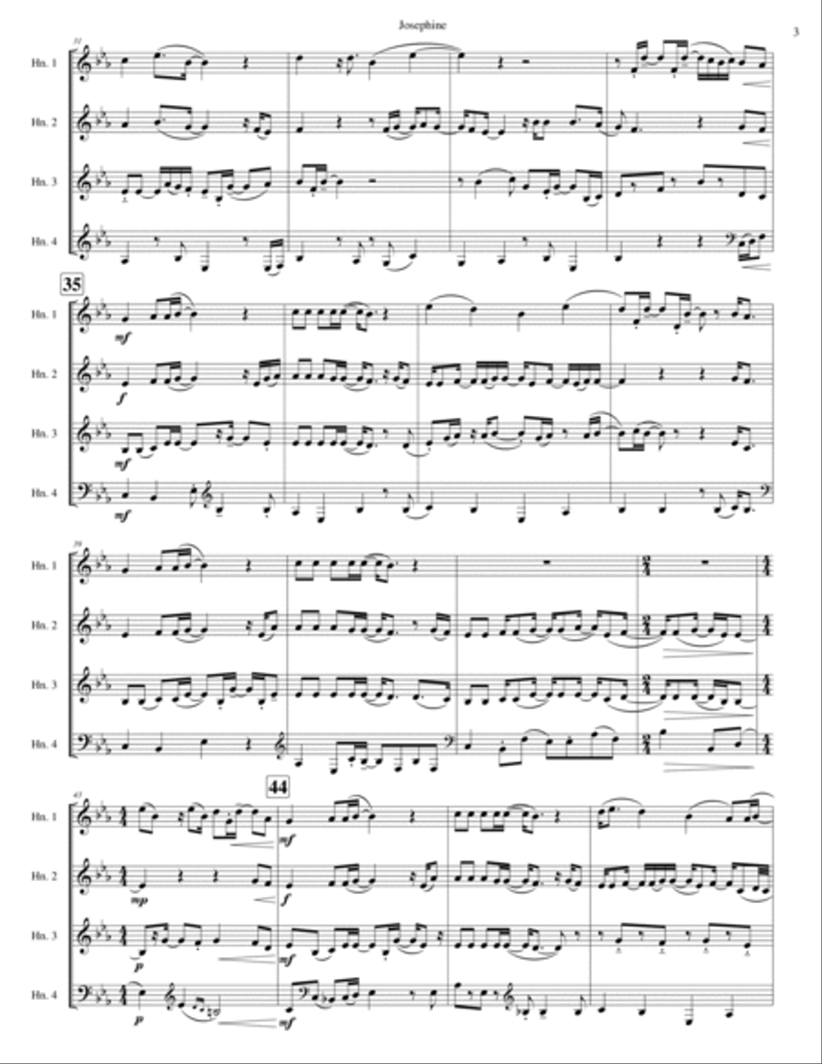 Josephine Chamber Music scores gallery preview page 3