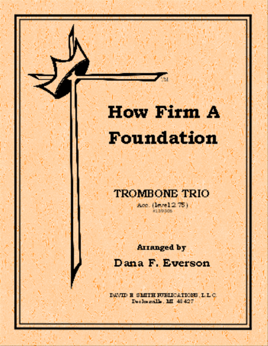 How Firm A Foundation Brass Trio scores gallery preview page 1