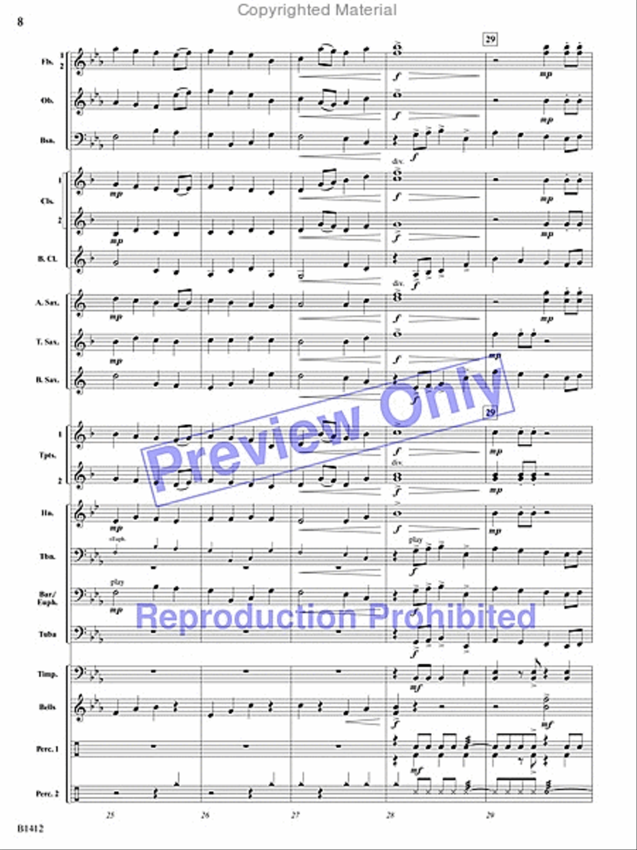 Jubilations! Concert Band scores gallery preview page 17