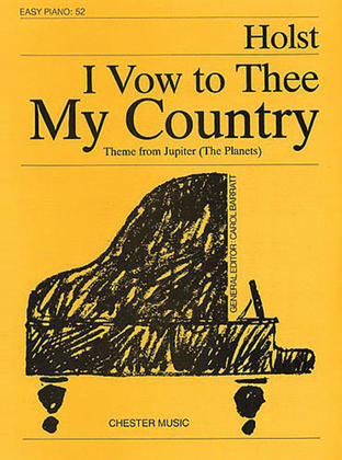 Book cover for I Vow to Thee My Country (from Jupiter)