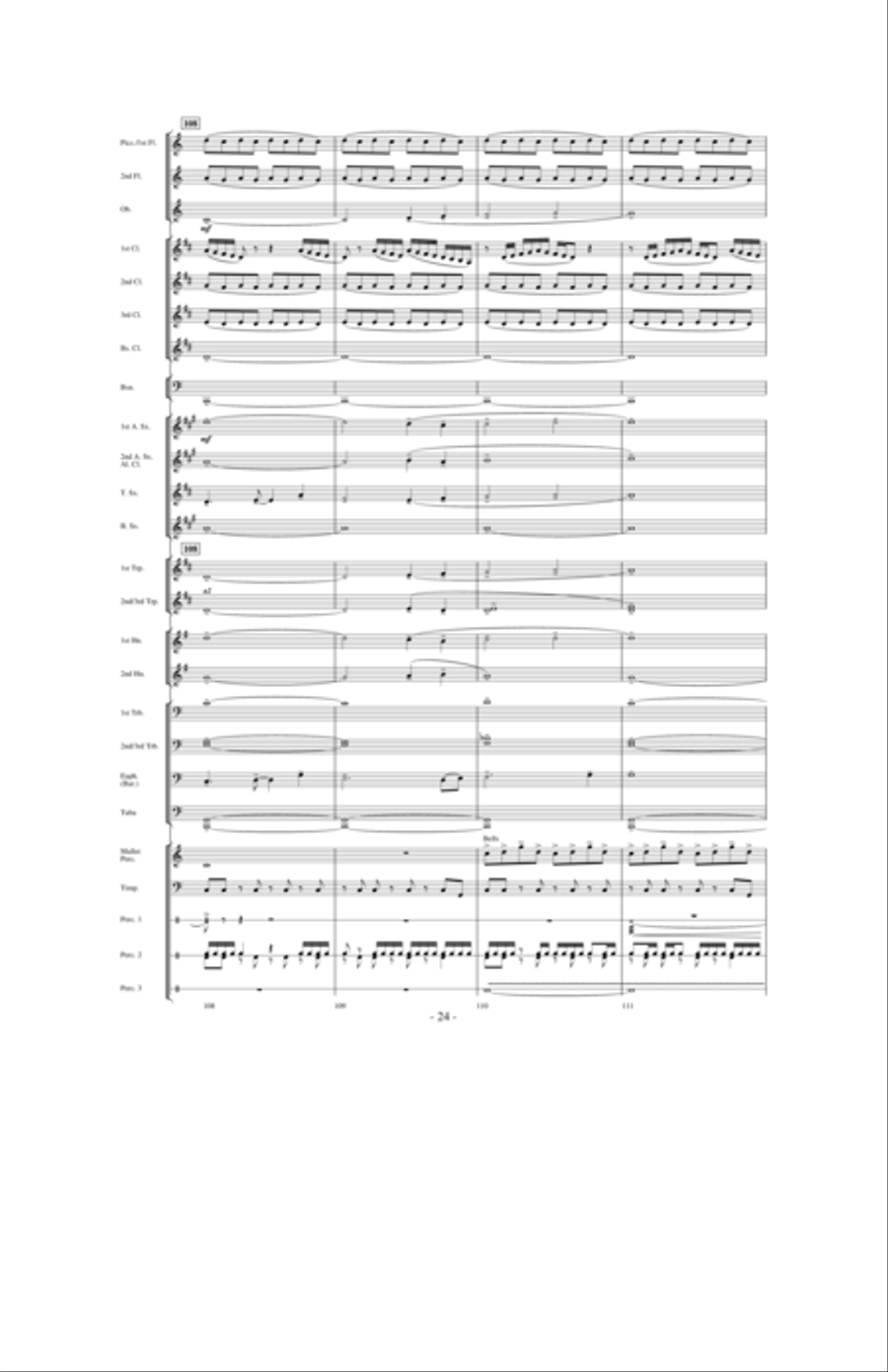 Of Honor and Valor Eternal Concert Band scores gallery preview page 23