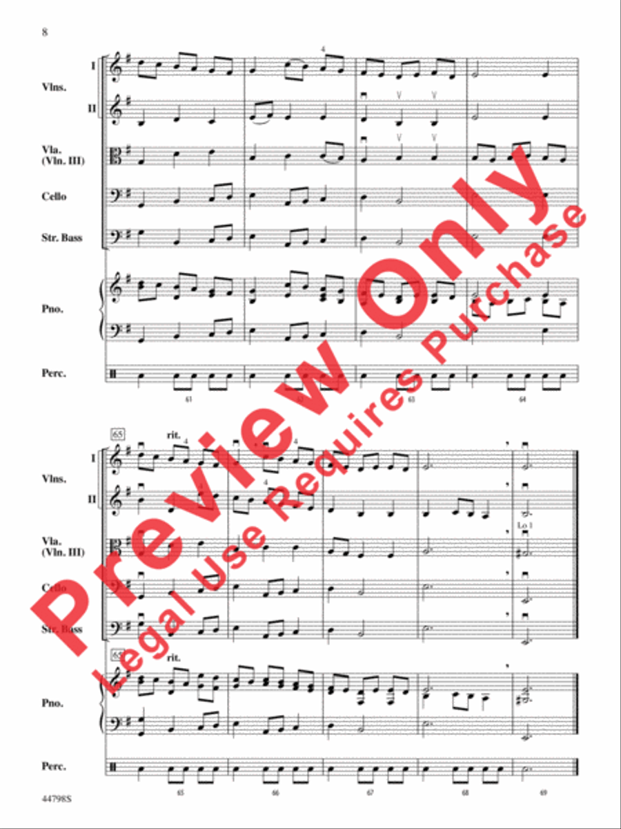 French Dance French Dance String Orchestra scores gallery preview page 17