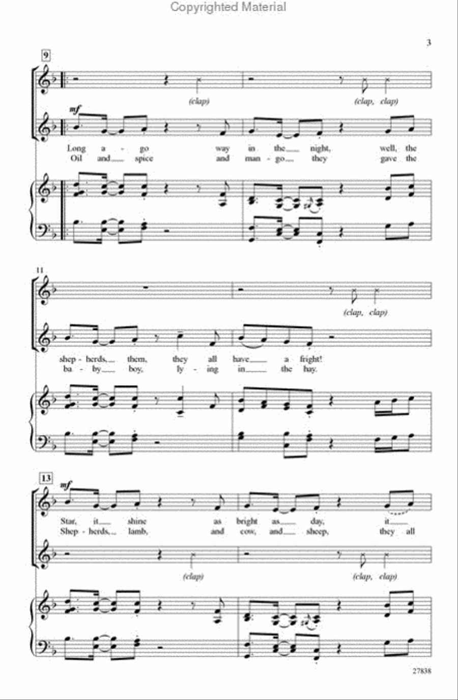Caribe Noel 2-Part scores gallery preview page 3