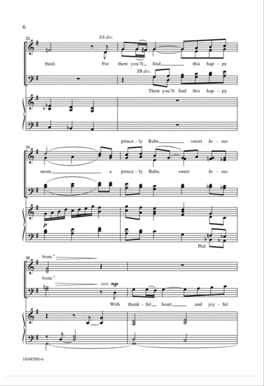 The Wexford Carol The Wexford Carol 4-Part scores gallery preview page 6