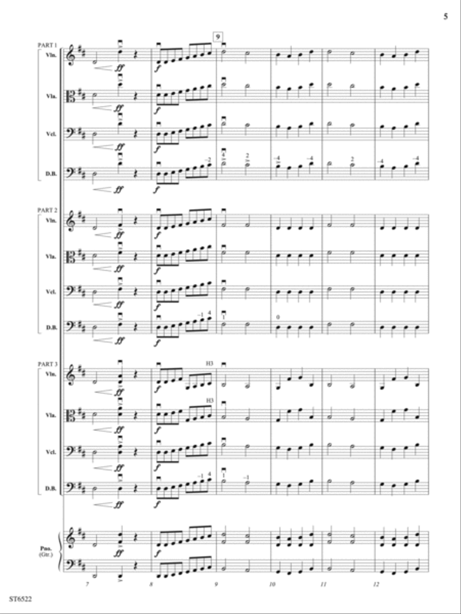 Finale (From Serenade for Strings): Score String Orchestra scores gallery preview page 5
