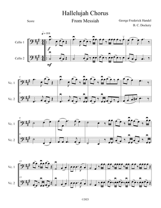 Hallelujah Chorus from Messiah (Cello Duet)