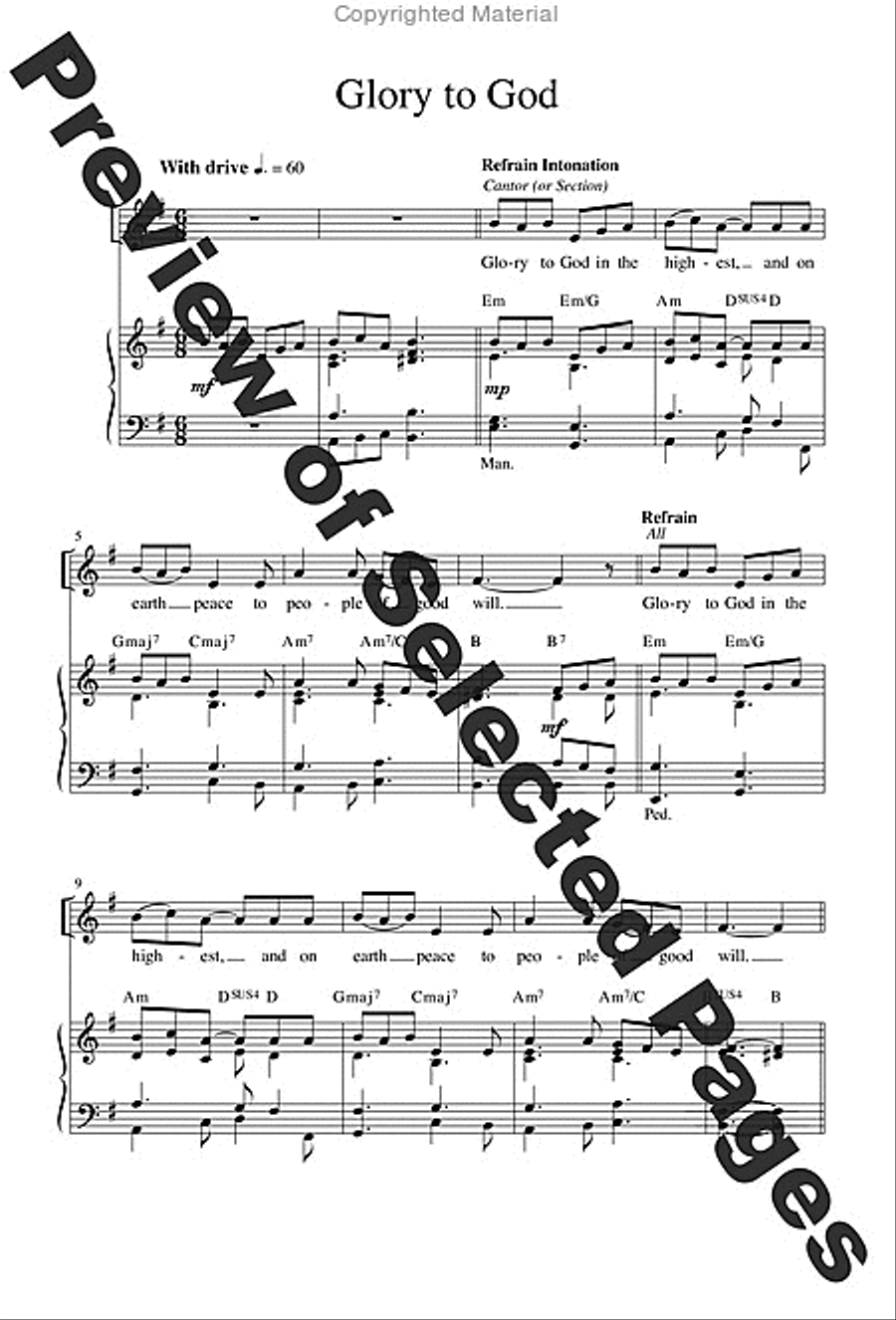 Mass of the Angels and Saints - Choral / Accompaniment Edition 3-Part scores gallery preview page 11