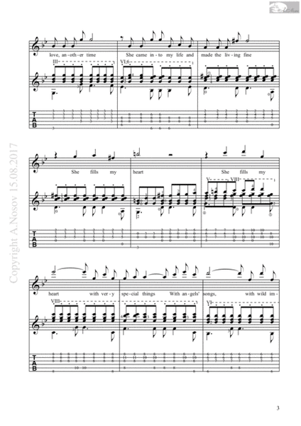 Where Do I Begin (Sheet music for vocals and guitar) image number null