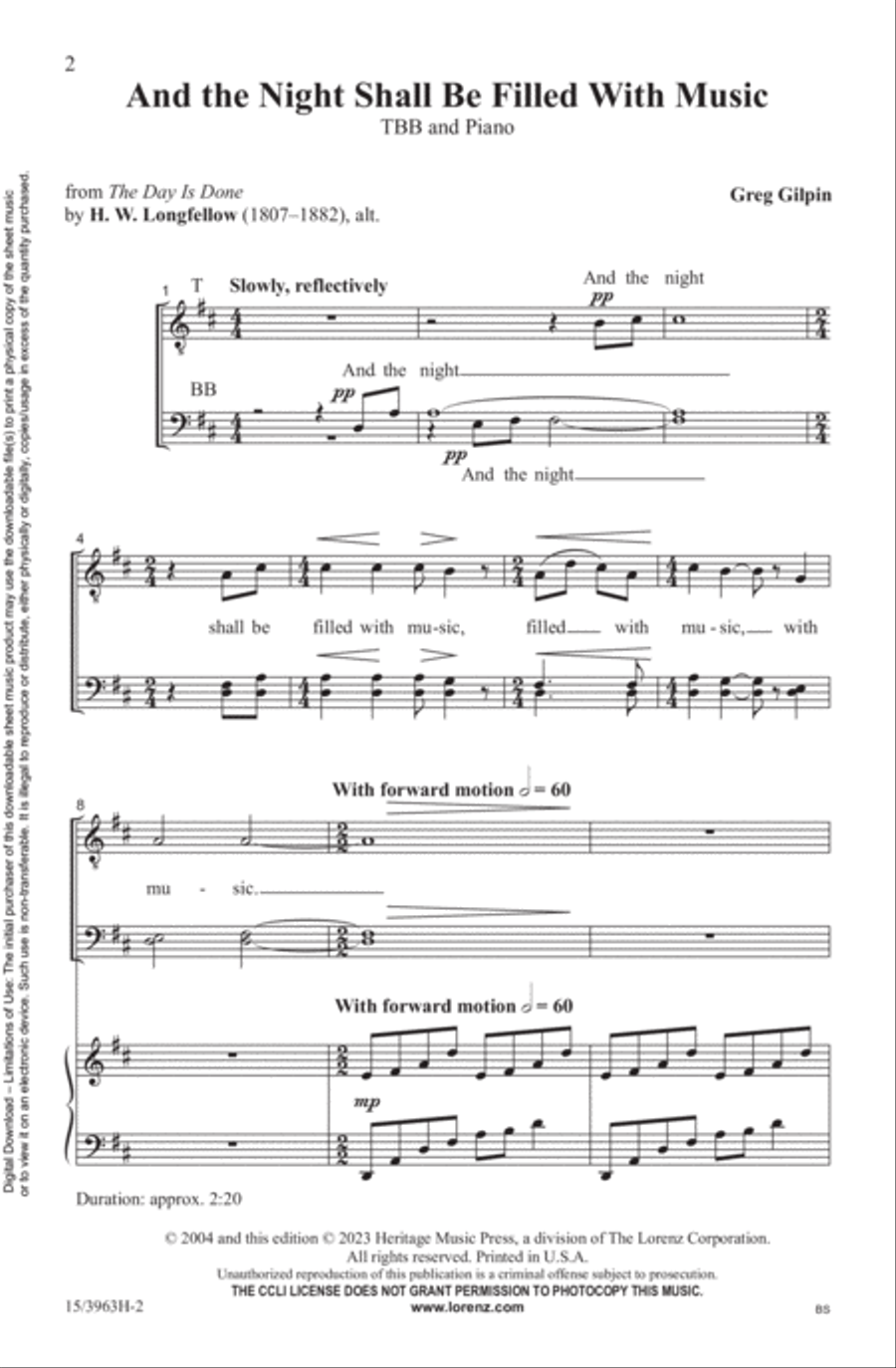 And the Night Shall Be Filled With Music TTB scores gallery preview page 2