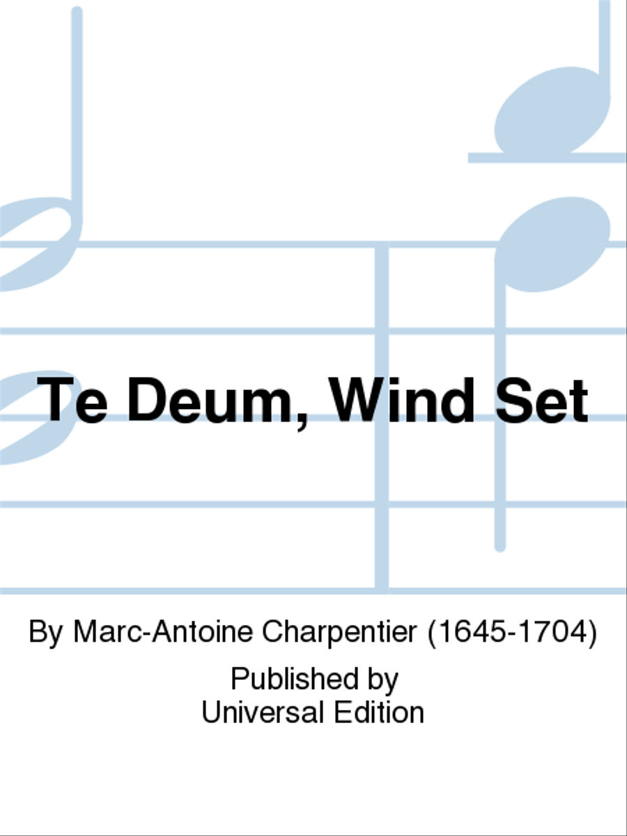 Te Deum, Wind Set School and Community scores gallery preview page 1